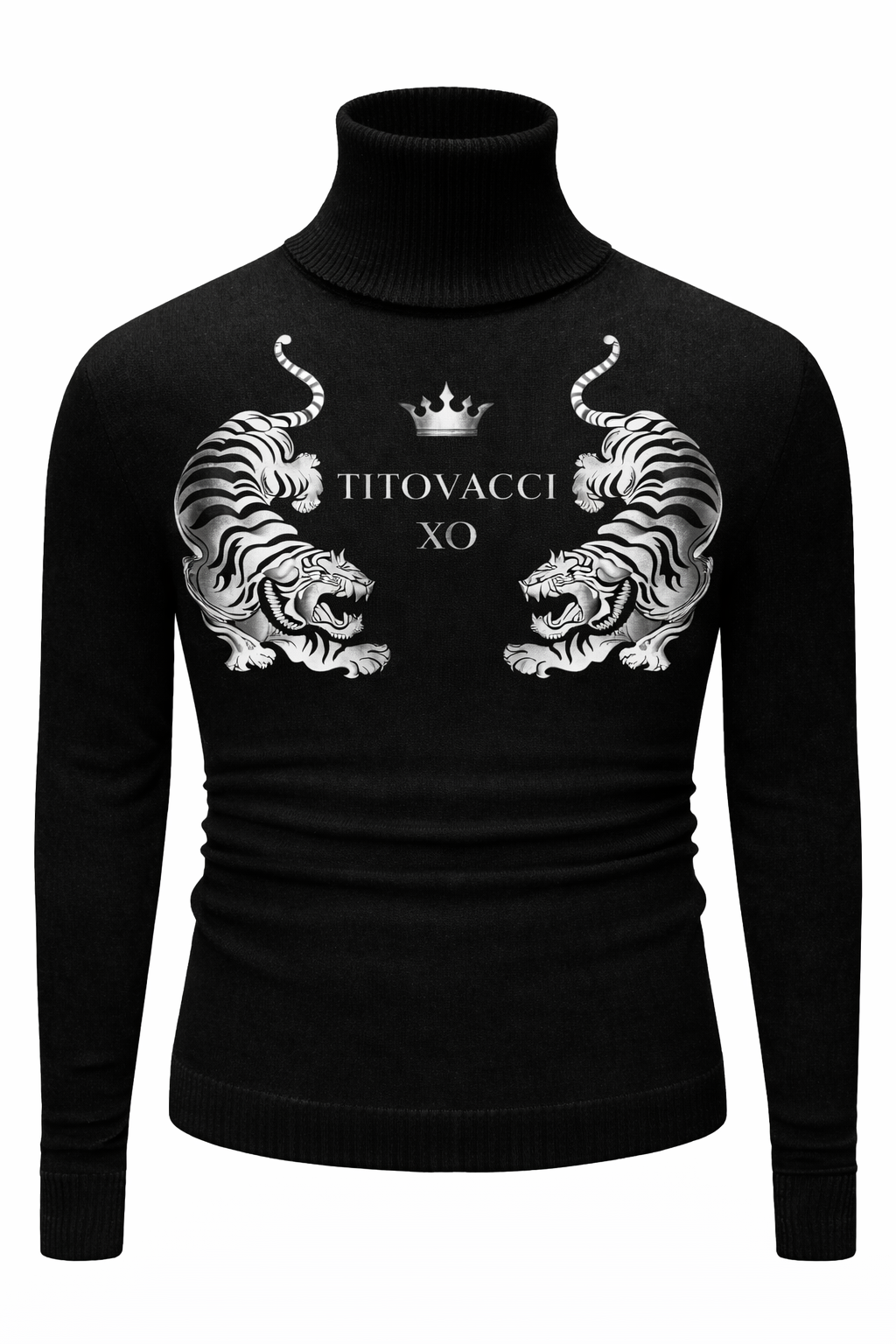 Tito Vacci XO Tiger Turtleneck Sweater - Image 6