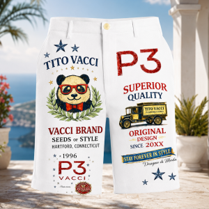 Tito Vacci P3 “Seeds of Style” Luxury Shorts